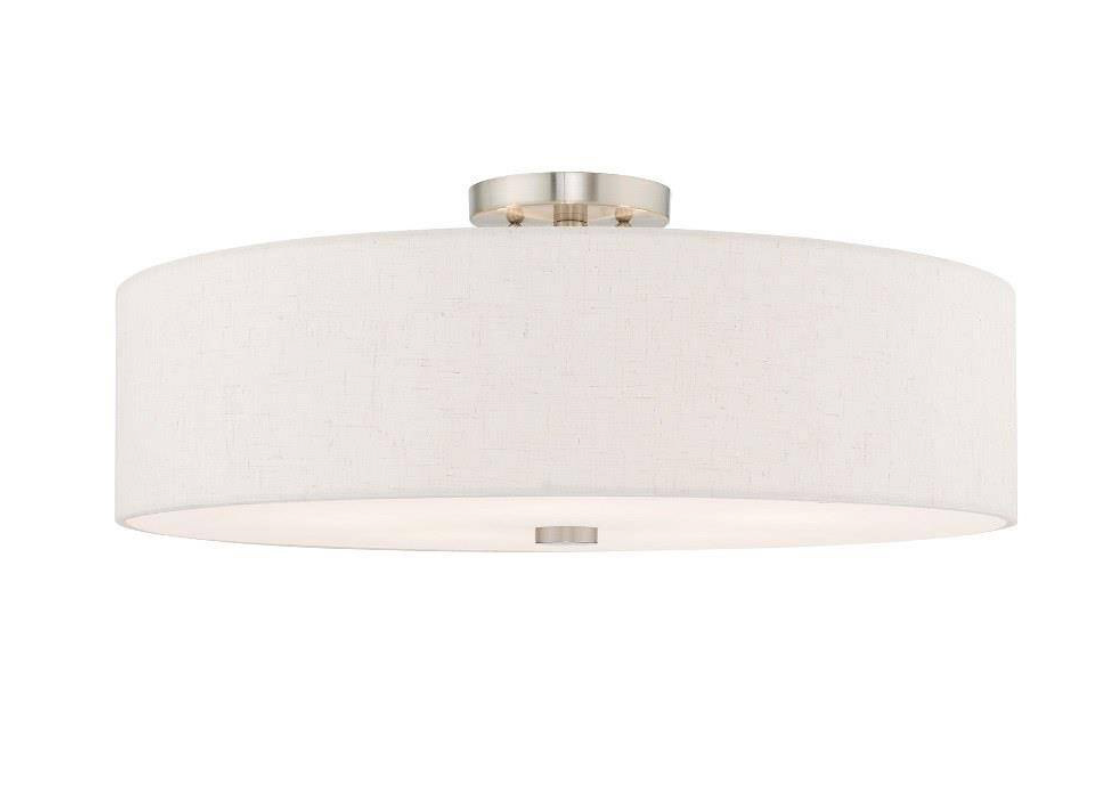 Livex Lighting 52141-91 - Meridian 5-Light Semi-Flush Mount