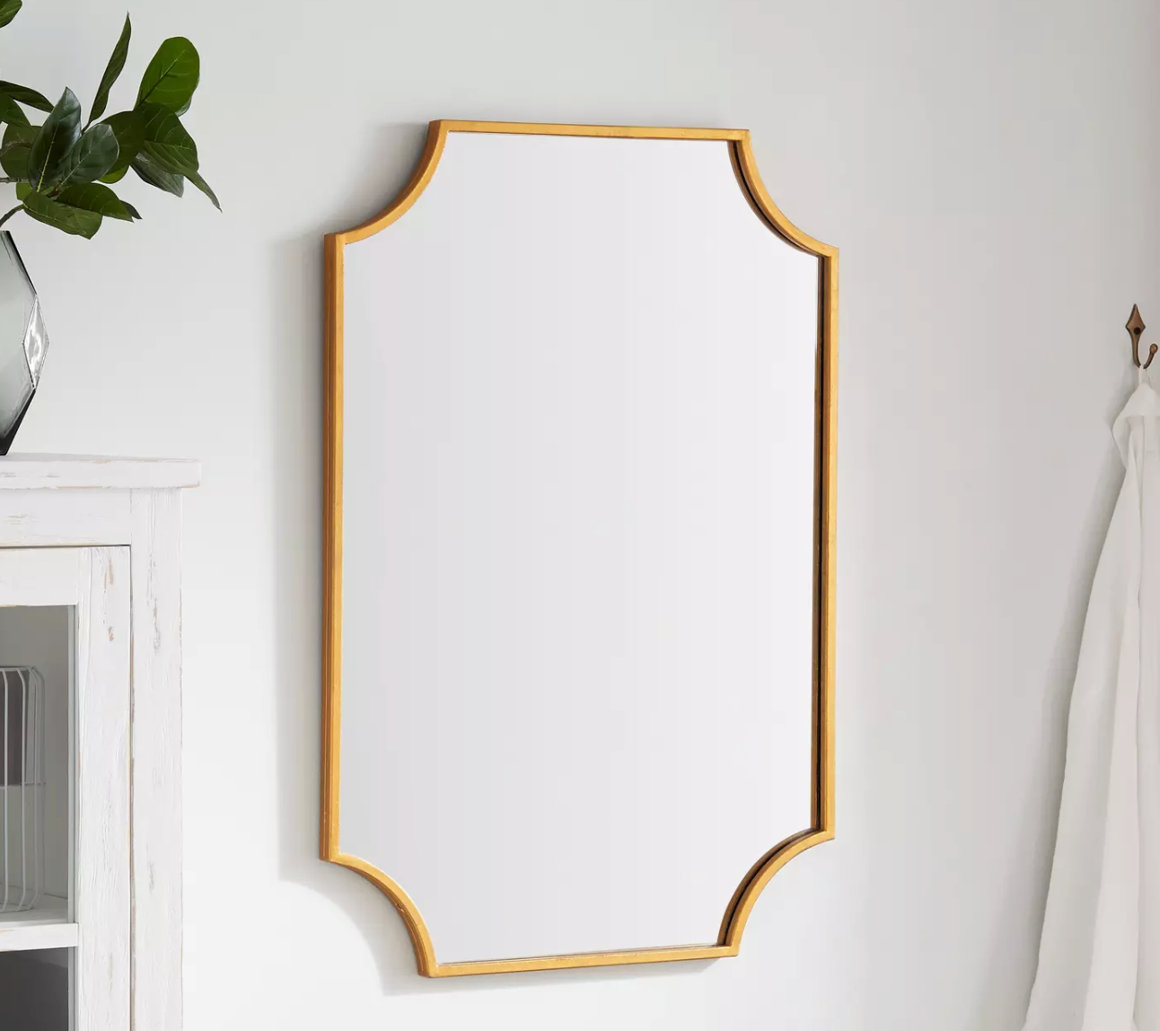 Ulric Decorative Vanity Mirror – Gold Powder Coat