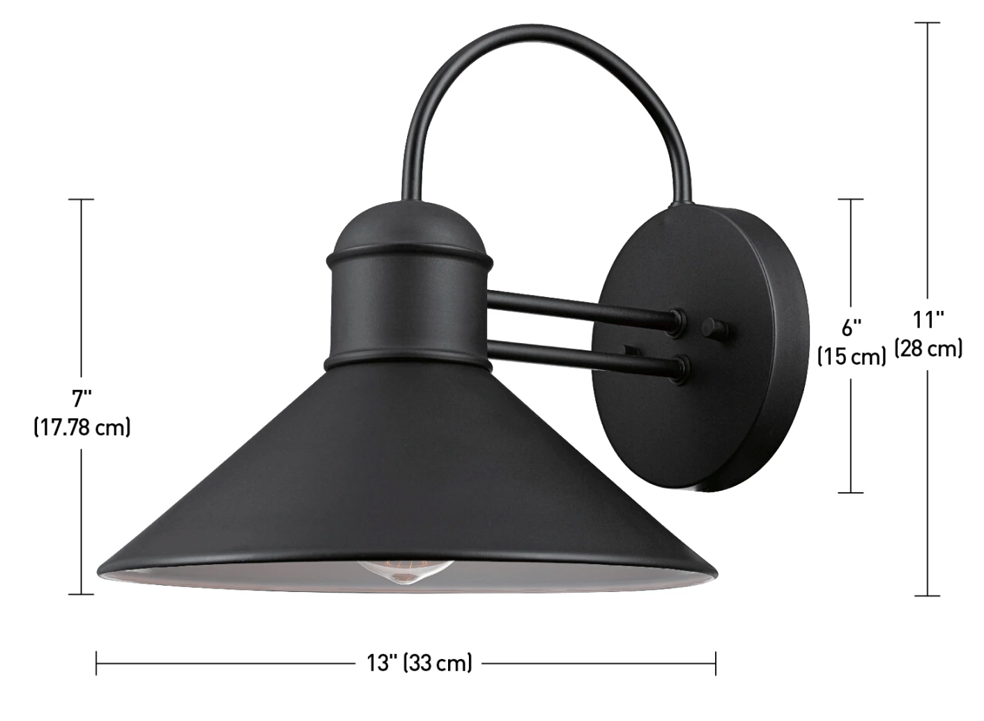 Globe Electric Sebastien Single Light 11-1/32" High Outdoor Wall Sconce - Set of (2) Sconces