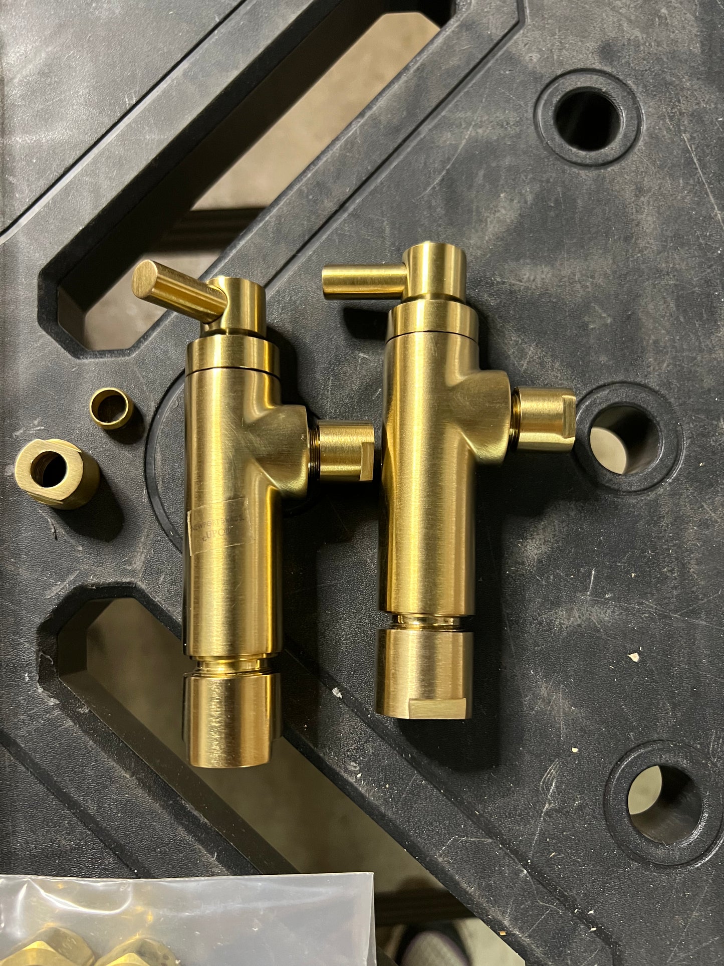 Brasstech 493-1/10 Lavatory Supply Kit, 1/2" Compression (Satin Bronze)