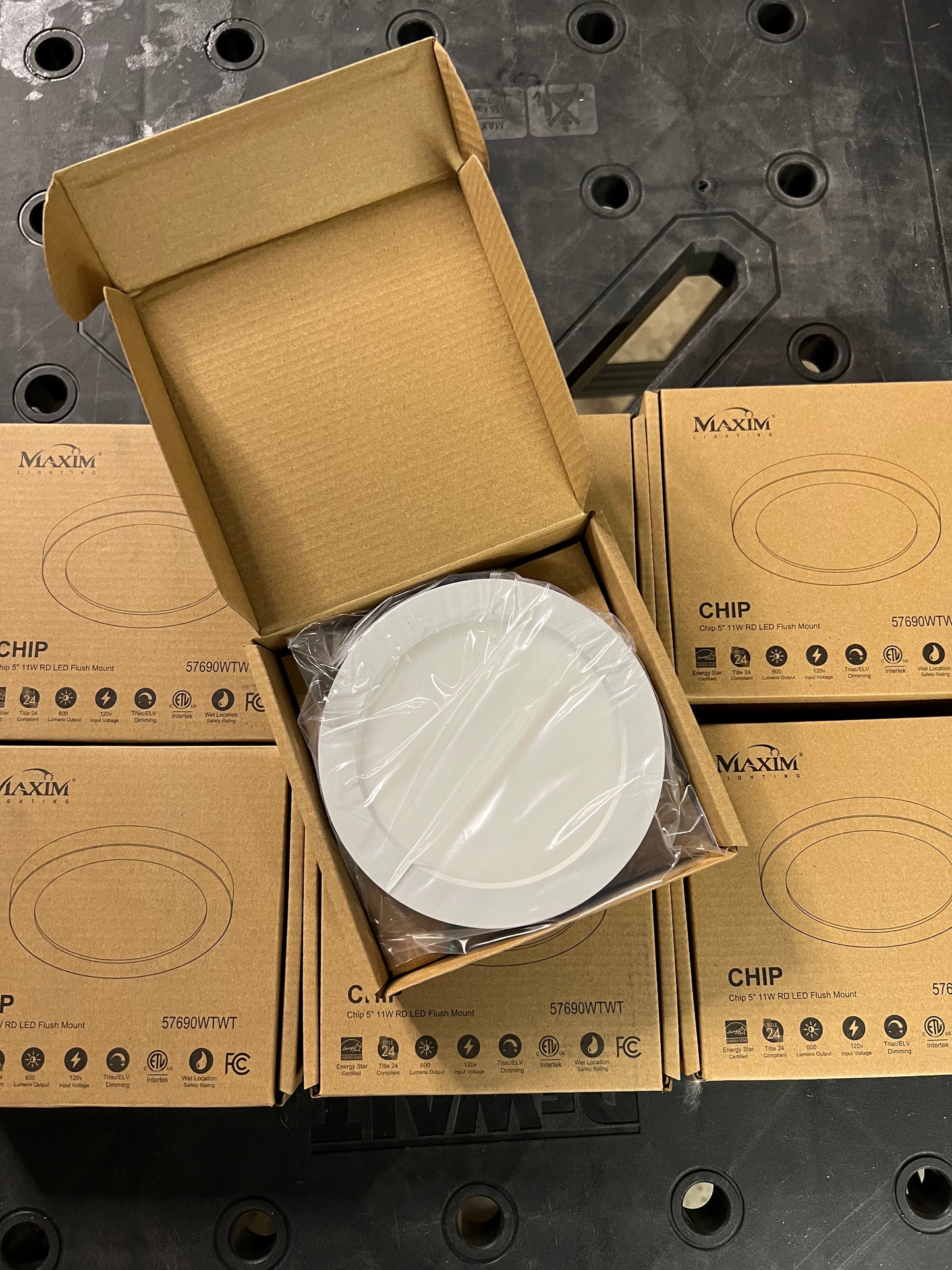CHIP 5" 12W RD LED FLUSH MOUNT