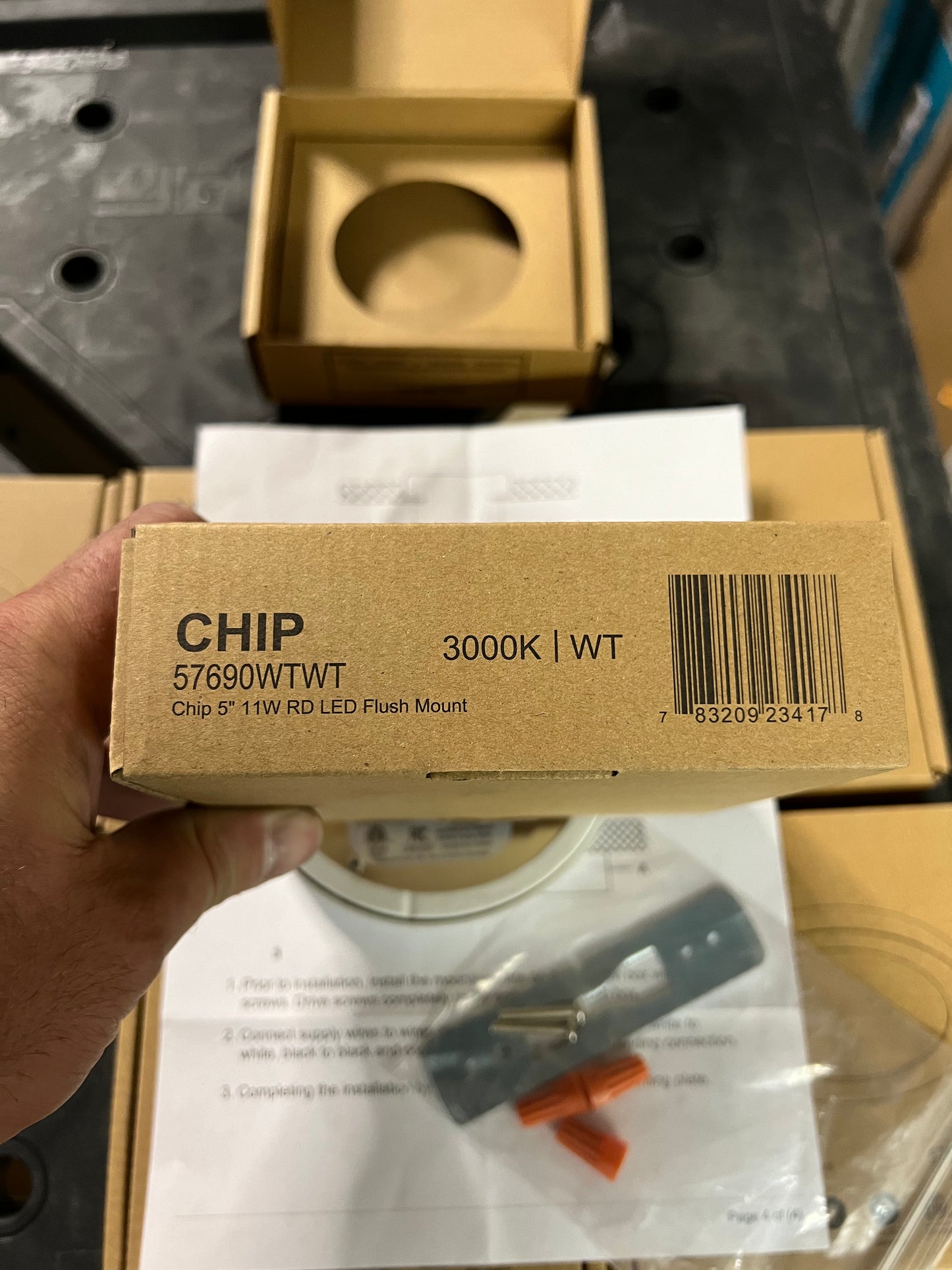 CHIP 5" 12W RD LED FLUSH MOUNT