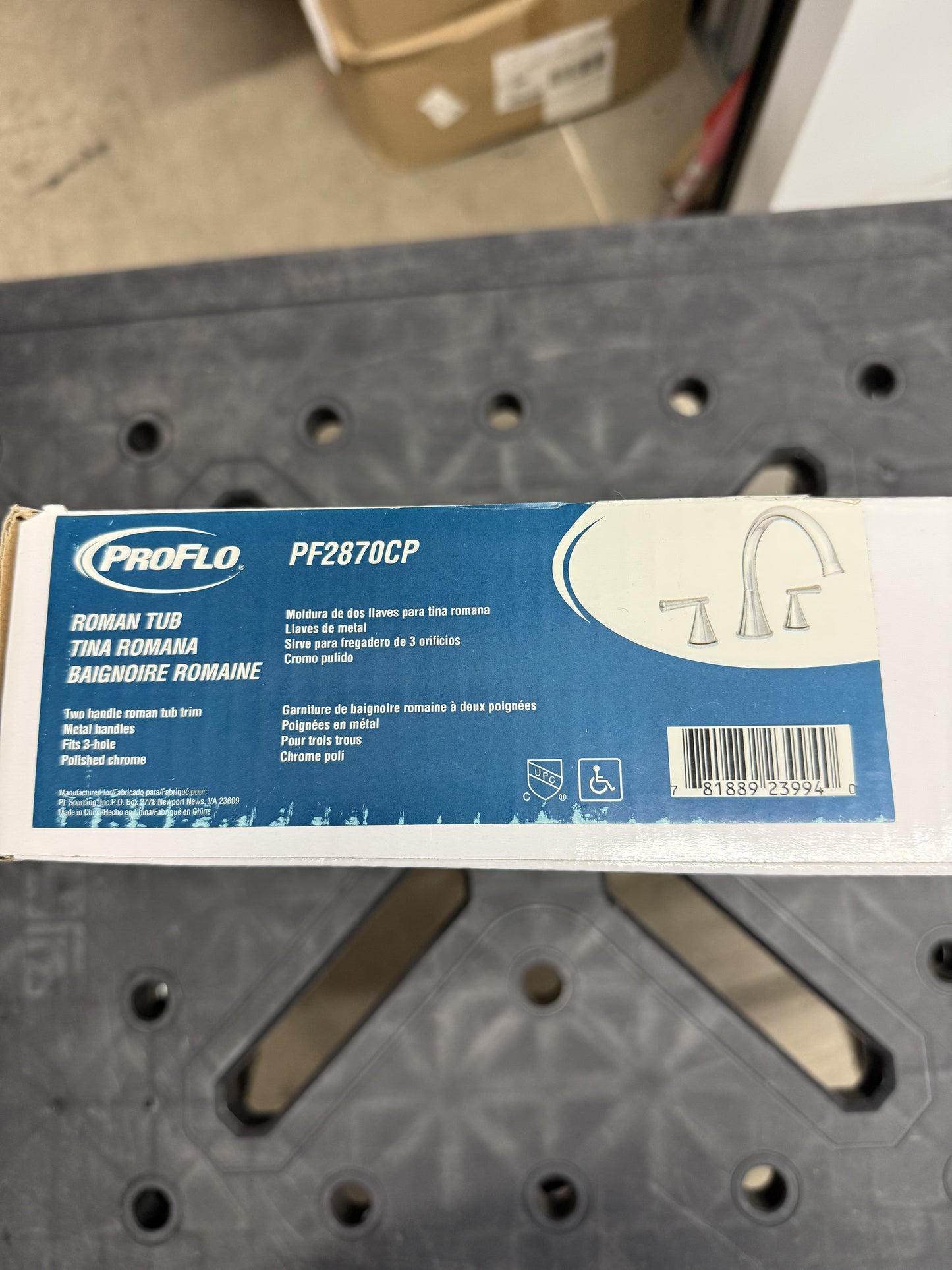 PROFLO Willett Deck Mounted Roman Tub Filler