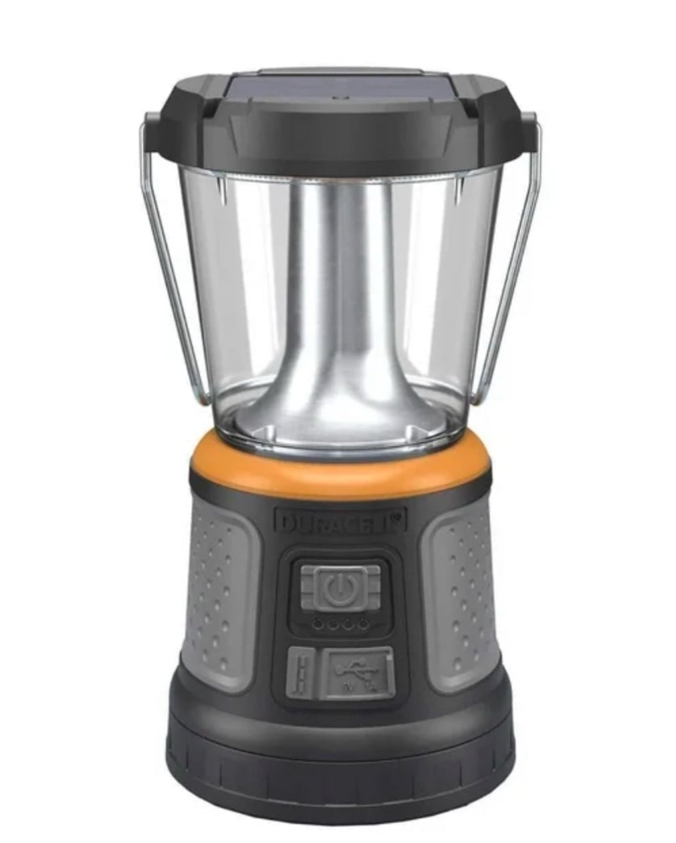 Duracell 2000 Lumens Tri-Power Rechargable Lantern Solar Power Built-In Battery