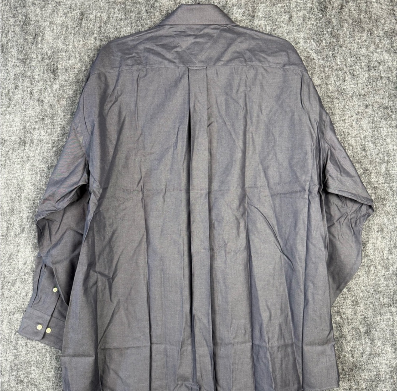 New Tommy Hilfiger Dress Shirt 17 32/33 Gray Long Sleeve 100% Cotton Men’s. Size L