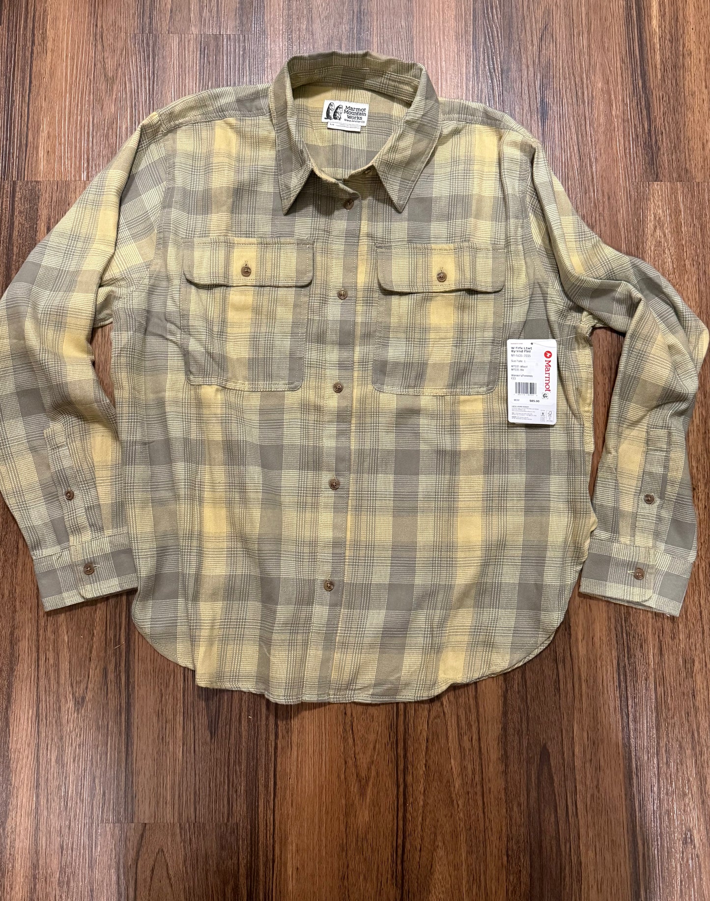 Marmot Women's Fairfax Lightweight Relaxed Flannel (size L)