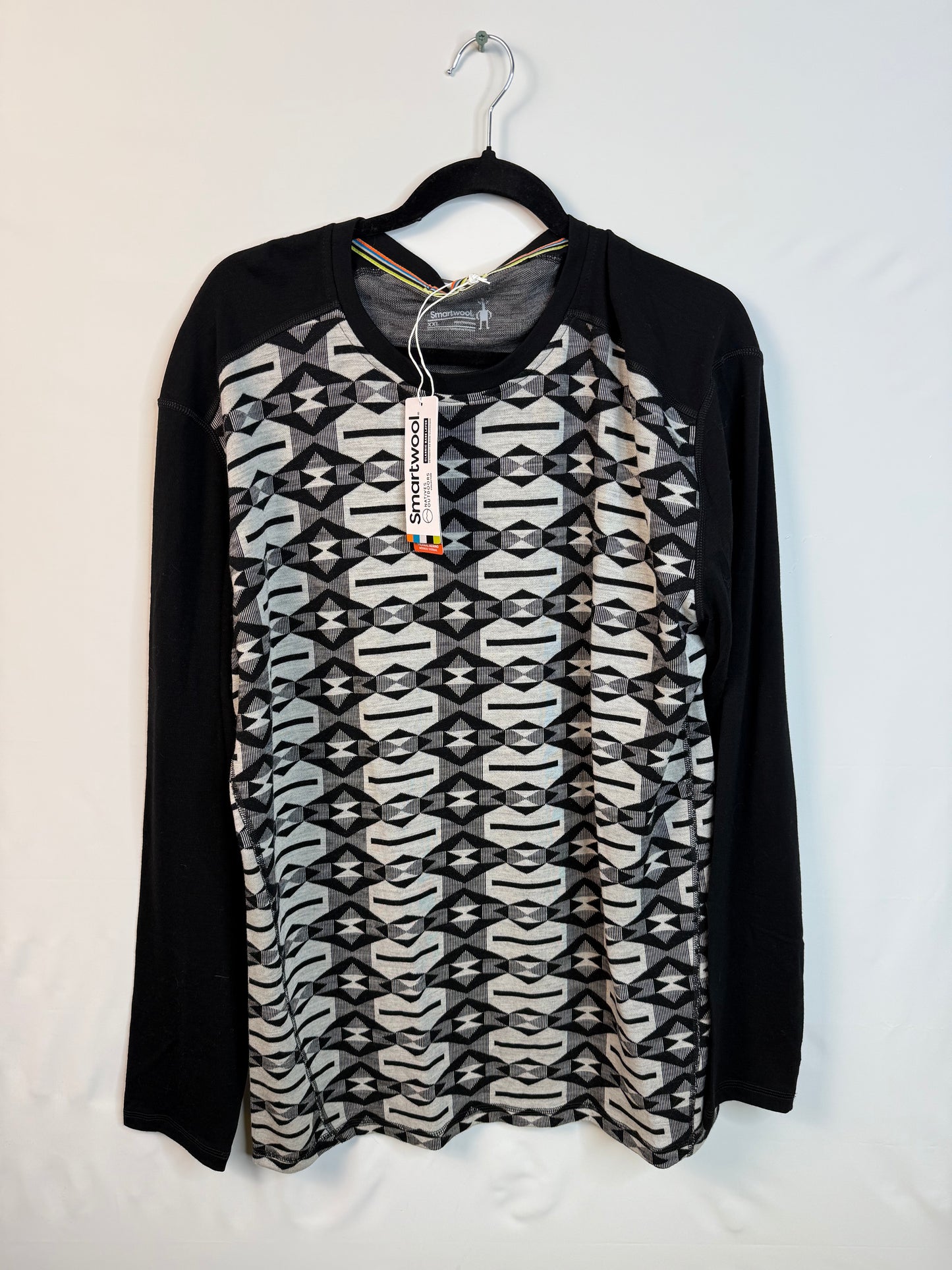 Smartwool Men's Classic Thermal Merino Wool Base Layer Crew (Slim Fit) (Size XXL)
