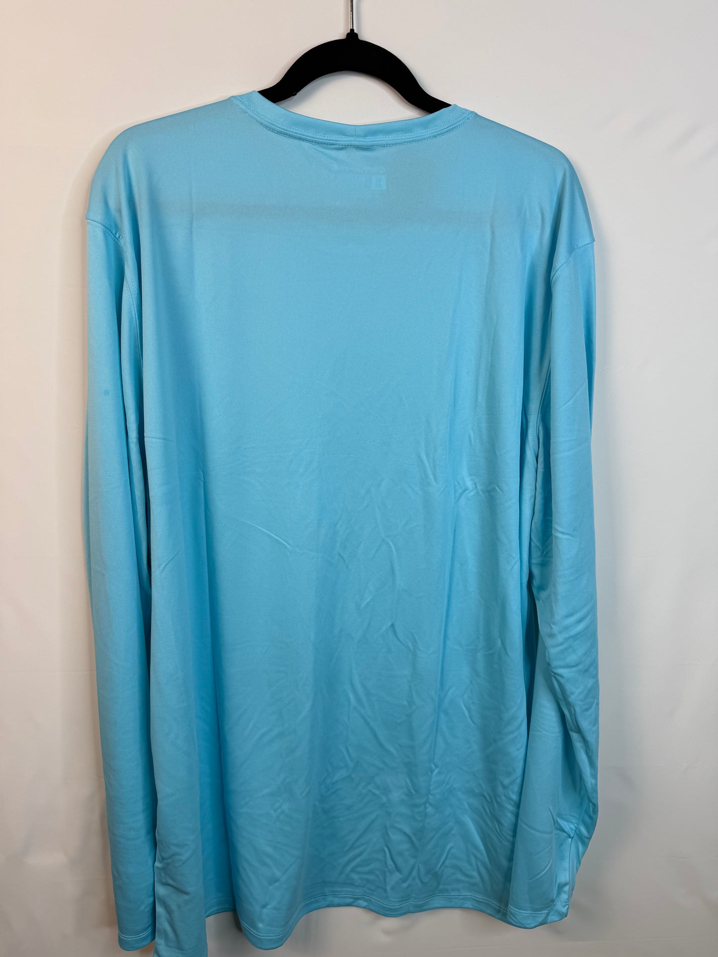 Carhartt Men's size XL Gulf Blue Long-Sleeve Logo Graphic T-Shirt