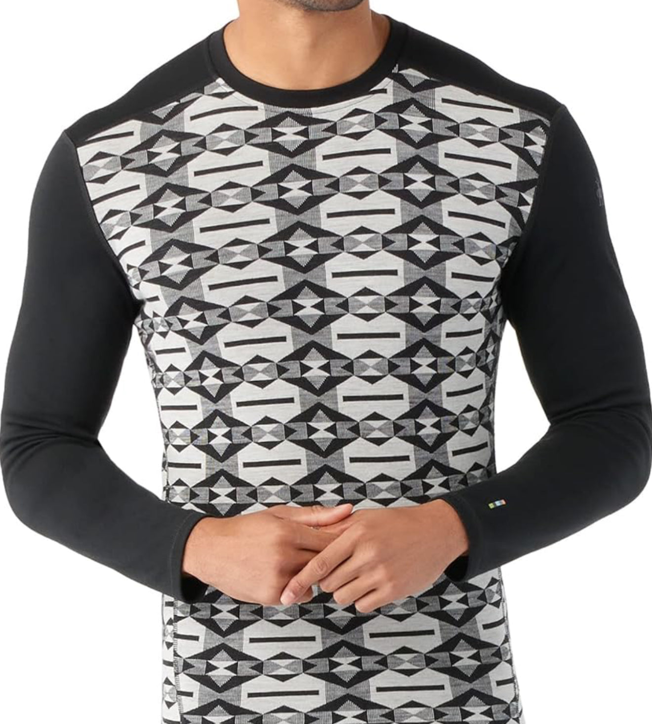 Smartwool Men's Classic Thermal Merino Wool Base Layer Crew (Slim Fit) (Size XXL)