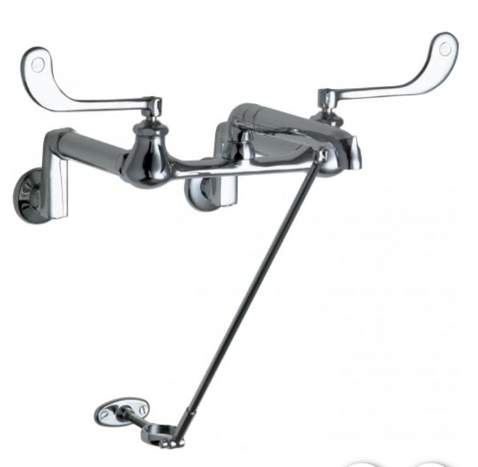 815 Series Wall-mounted manual faucet with adjustable centers