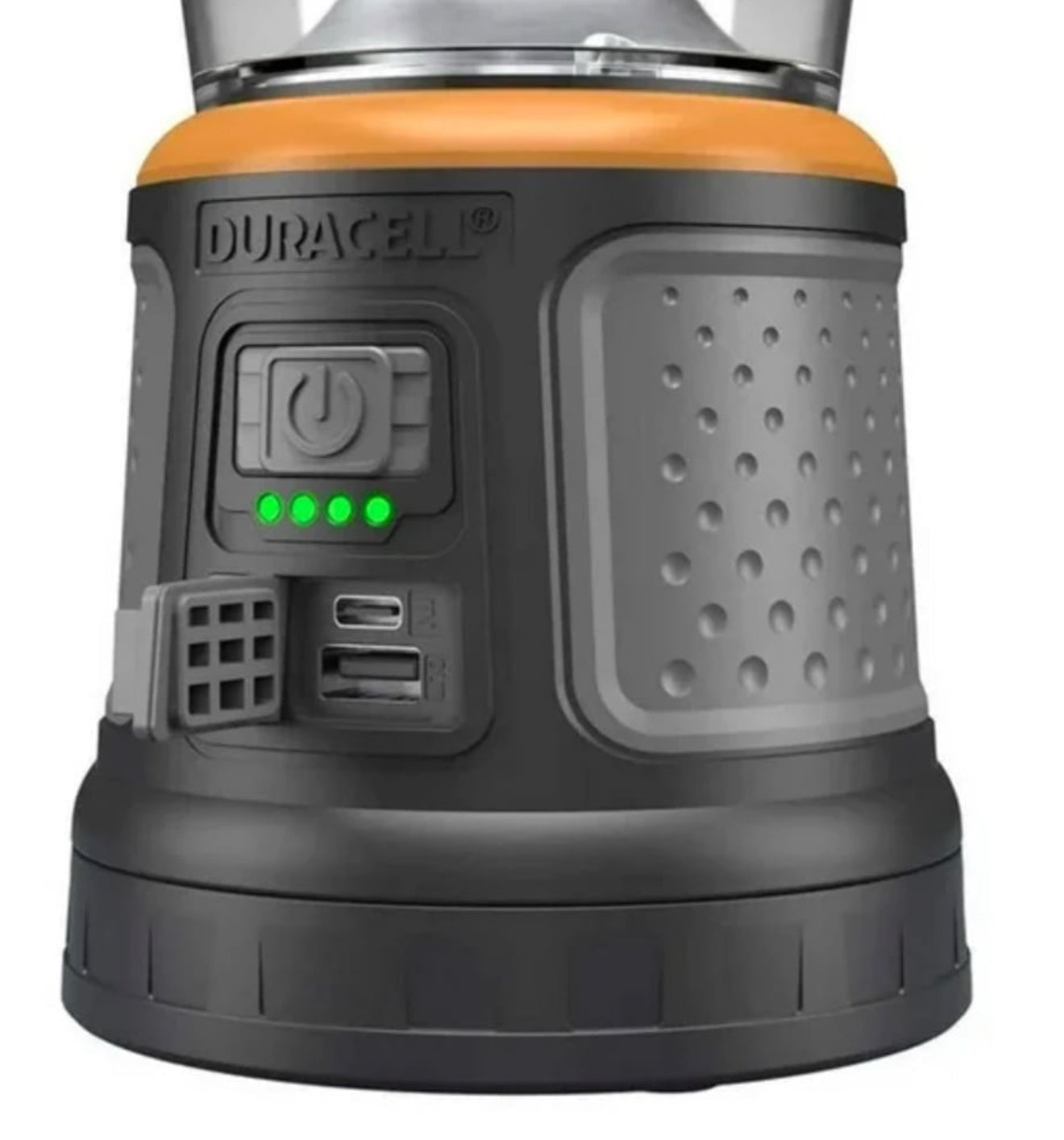 Duracell 2000 Lumens Tri-Power Rechargable Lantern Solar Power Built-In Battery